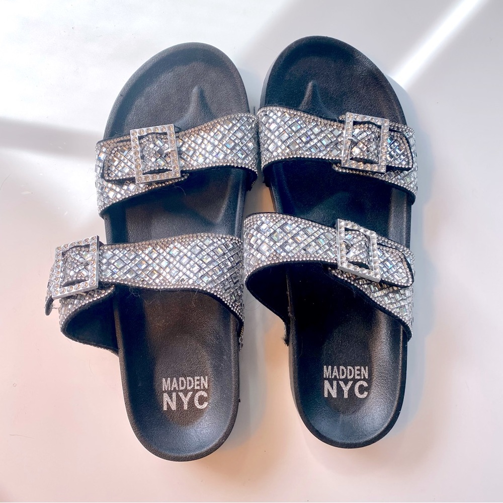 Madden NYC sparkle sparkle sandals